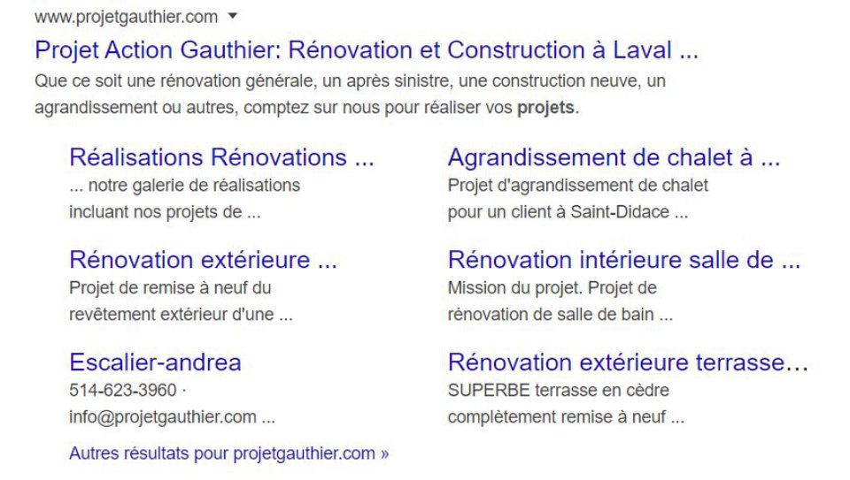 Projet Action Gauthier 6